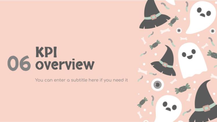 할로윈 패턴 소셜 미디어 프레젠테이션 템플릿