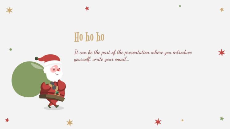 Holly Jolly presentation template 