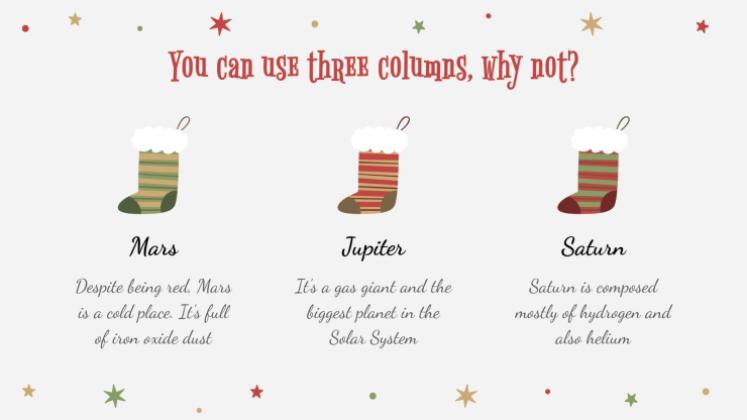 Holly Jolly presentation template 