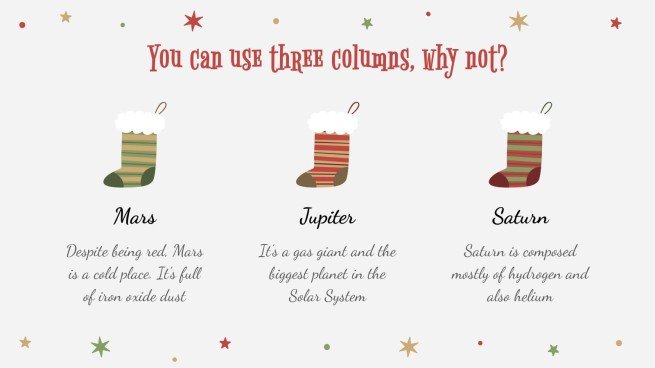 Holly Jolly presentation template 