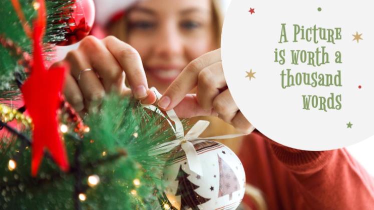 Holly Jolly presentation template 