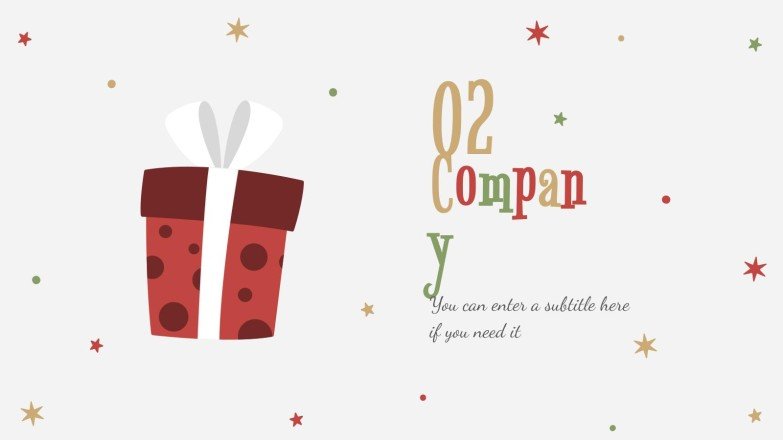 Holly Jolly presentation template 