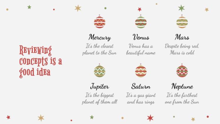 Holly Jolly presentation template 