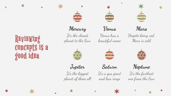 Holly Jolly presentation template 