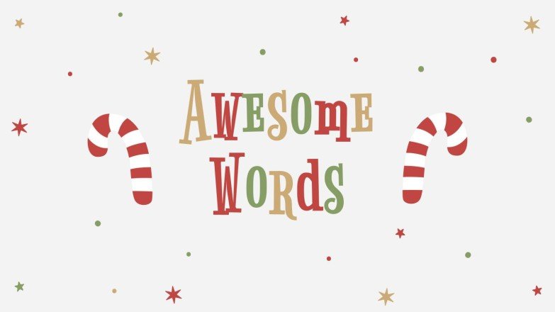 Holly Jolly presentation template 