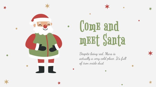 Holly Jolly presentation template 