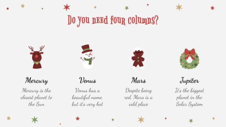 Holly Jolly presentation template 