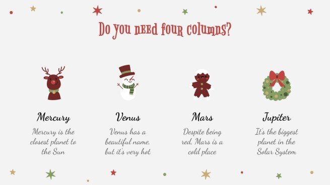 Holly Jolly presentation template 