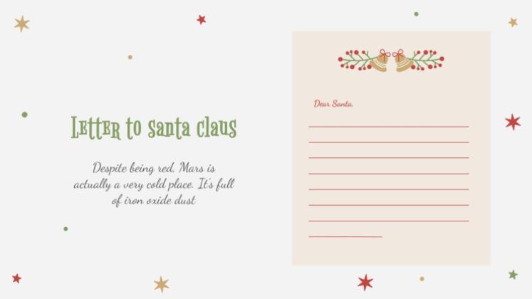 Holly Jolly presentation template 
