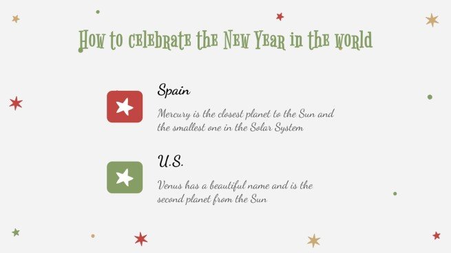 Holly Jolly presentation template 