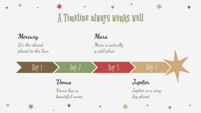 Holly Jolly presentation template 
