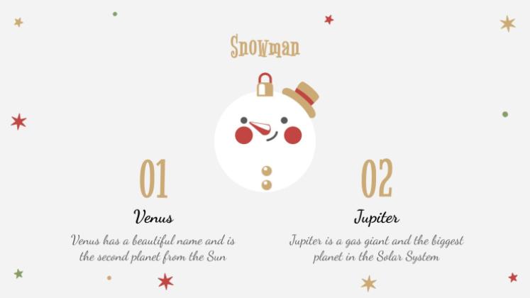 Holly Jolly presentation template 