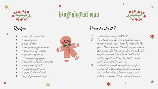 Holly Jolly presentation template 