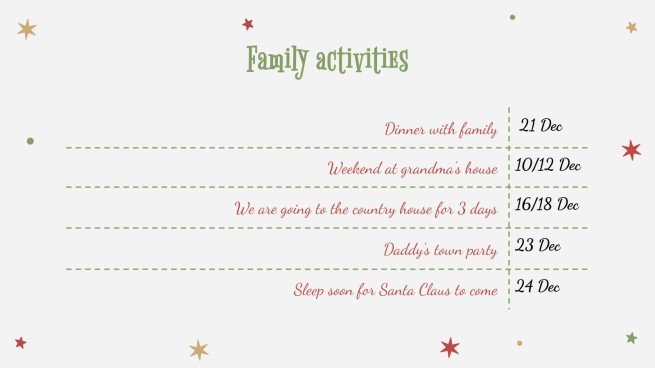 Holly Jolly presentation template 