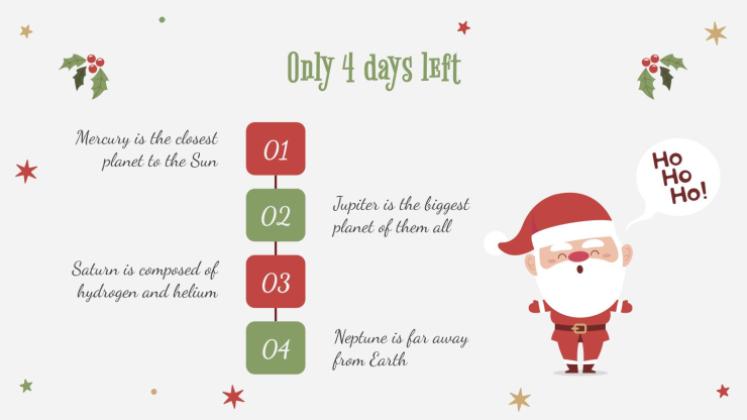 Holly Jolly presentation template 