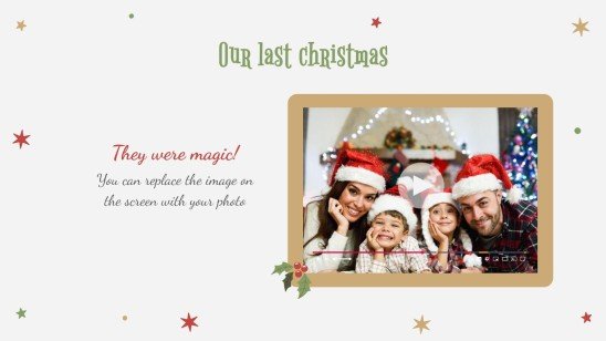 Holly Jolly presentation template 