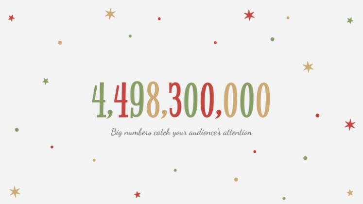 Holly Jolly presentation template 