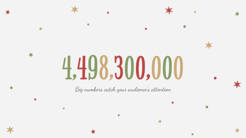 Holly Jolly presentation template 