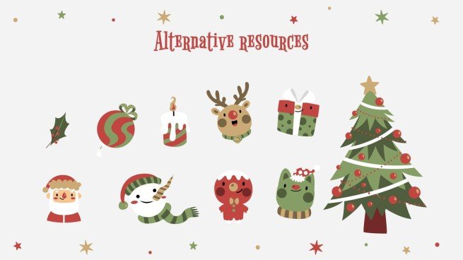 Holly Jolly presentation template 