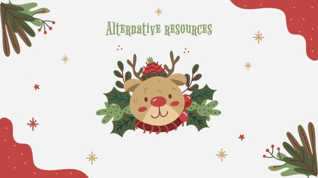 Holly Jolly presentation template 