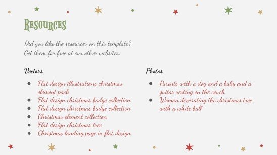 Holly Jolly presentation template 