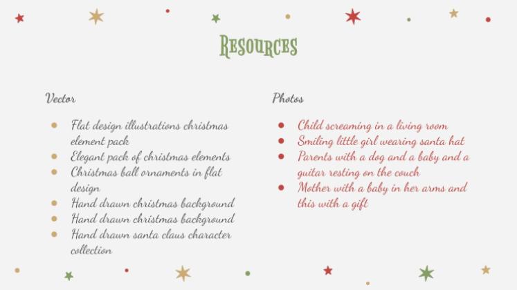 Holly Jolly presentation template 