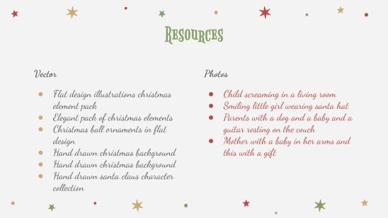 Holly Jolly presentation template 