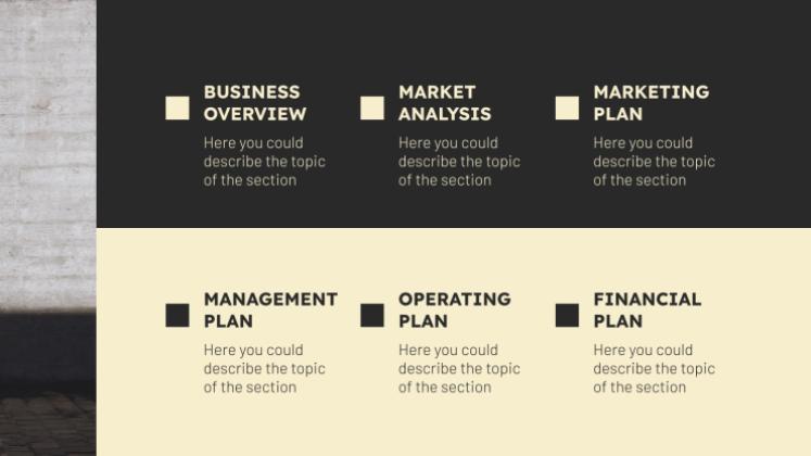 스포츠 상점 비즈니스 플랜 프레젠테이션 템플릿