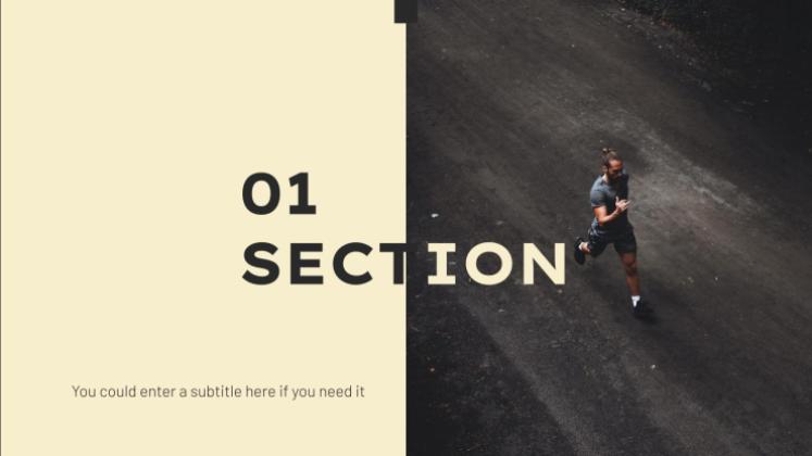 스포츠 상점 비즈니스 플랜 프레젠테이션 템플릿