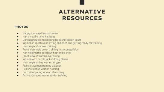 스포츠 상점 비즈니스 플랜 프레젠테이션 템플릿