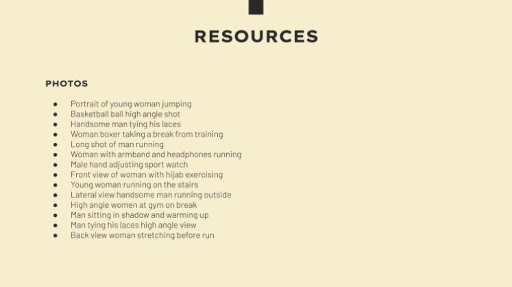 스포츠 상점 비즈니스 플랜 프레젠테이션 템플릿