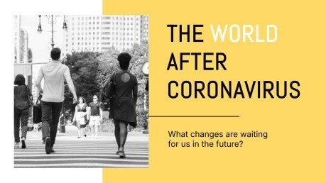 Le monde après le Coronavirus Modèles de présentation