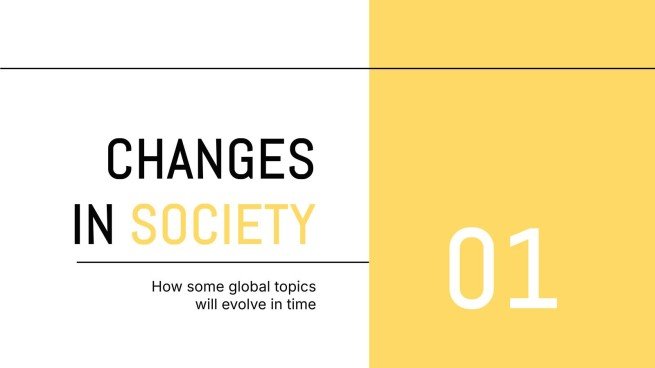 Le monde après le Coronavirus Modèles de présentation