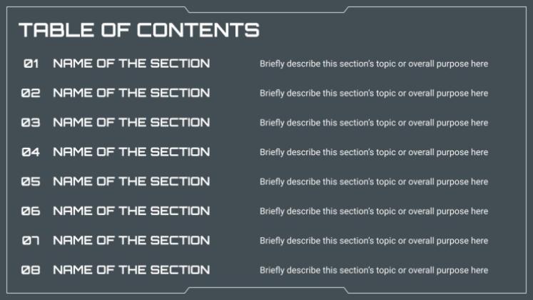 Film de science-fiction Modèles de présentation