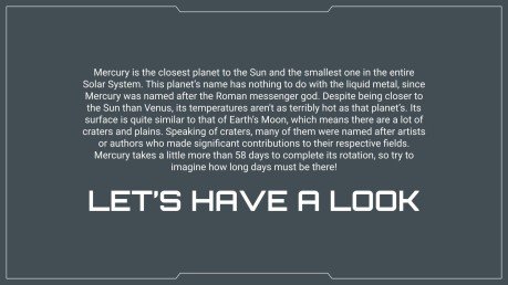 Film de science-fiction Modèles de présentation