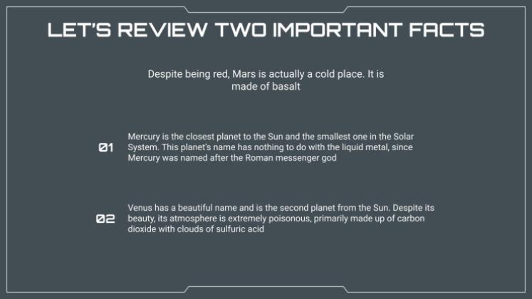 Film de science-fiction Modèles de présentation