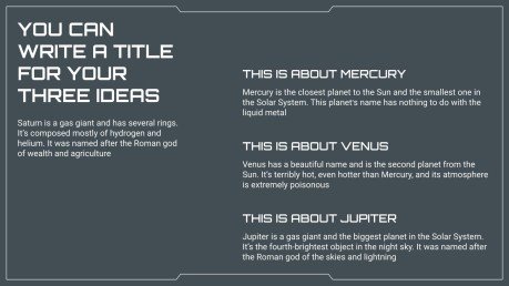 Film de science-fiction Modèles de présentation