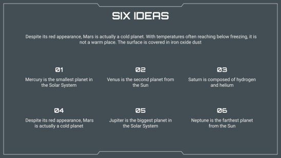 Film de science-fiction Modèles de présentation