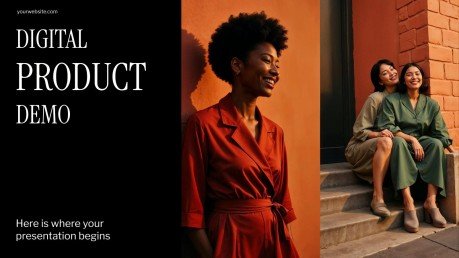 Digitale Produktdemo Präsentationsvorlage