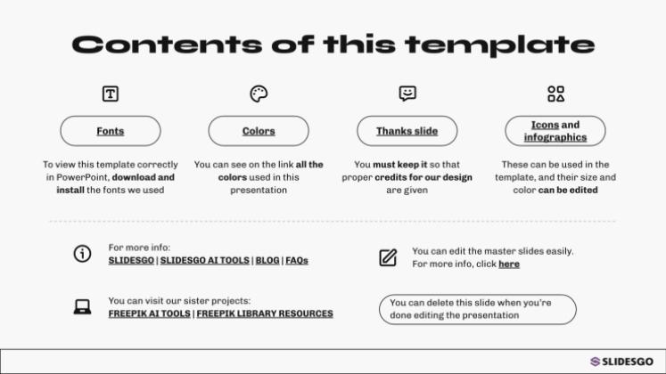 아시아 길거리 음식 프레젠테이션 템플릿