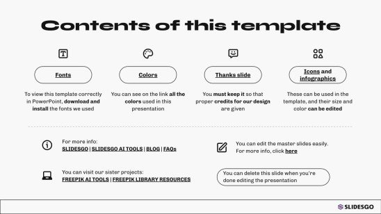 아시아 길거리 음식 프레젠테이션 템플릿