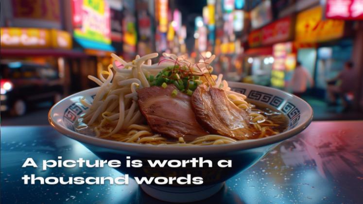 아시아 길거리 음식 프레젠테이션 템플릿