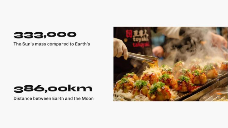 아시아 길거리 음식 프레젠테이션 템플릿