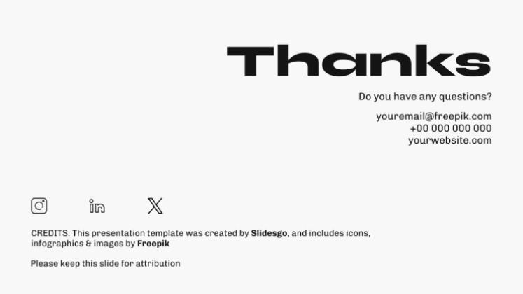 아시아 길거리 음식 프레젠테이션 템플릿