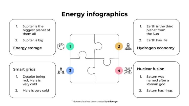 Energy Infographics presentation template 