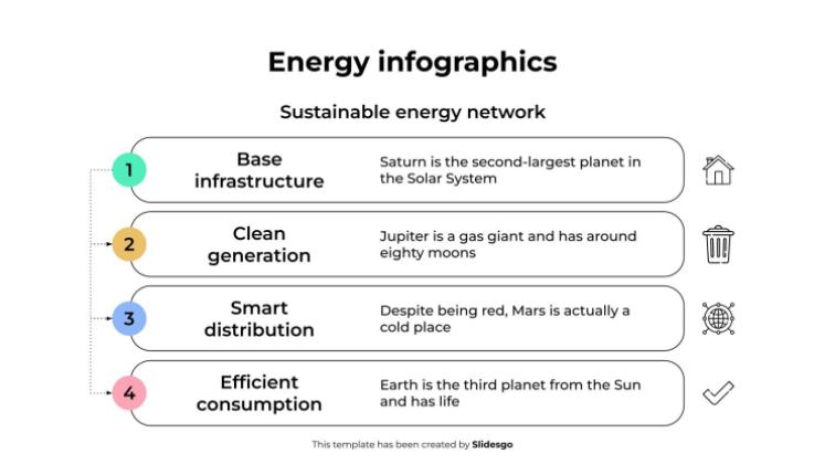Energy Infographics presentation template 