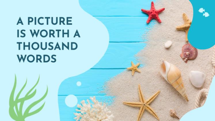 Plantilla de presentación Vida marina