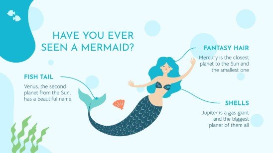 Plantilla de presentación Vida marina