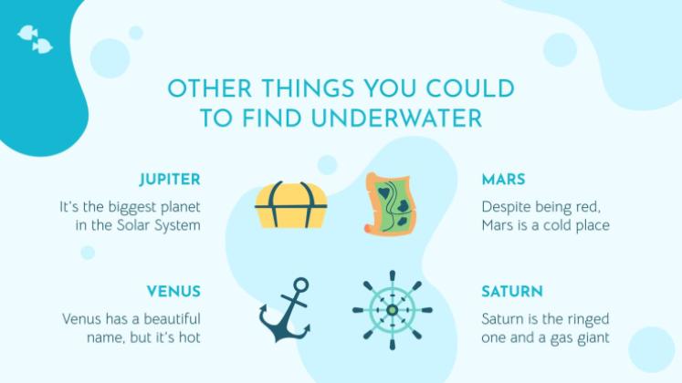 Plantilla de presentación Vida marina