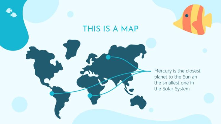 Plantilla de presentación Vida marina